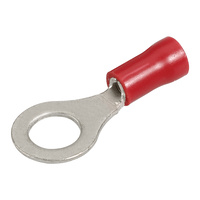6.3mm Red Crimp Eye Terminal (16 Pack)