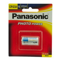 Panasonic CR123A 3v Lithium Photo Battery