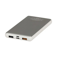 USB Type-C 10ahr Portable Power Bank (White)
