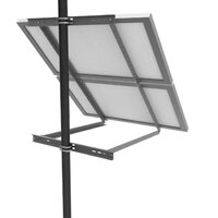 Solar Panel Side Twin Arm Pole Mount for 60w - 100w Modules