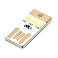 Mini USB LED Keychain Light (5 Pack)