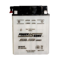 Power Sonic CB14A-A2 12v 190ccA 14ahr Conventional Motorbike Battery (YB14A-A2)