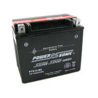 Power Sonic PTX12-BS 12v 180ccA 10ahr Sealed AGM Motorbike Battery (YTX12-BS)