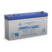 Power Sonic 6v 1.4ahr Sealed AGM Battery - CLEARANCE!