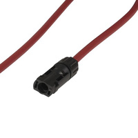 Premade PV Power Cable with MC4 Female Socket to Bare End (2m)