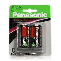 Panasonic Heavy Duty C Size Battery (2 Pack) - Carton Lots
