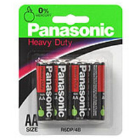Panasonic Heavy Duty AA Battery (4 Pack) - Carton Lots