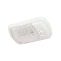 White LED Roof Mount Interior Lamp 12v