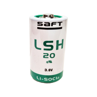 Saft LSH20 3.6v 13000mah D Size Specialised Lithium Battery