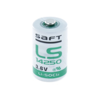Saft LS14250 3.6v 1200mah 1/2AA Size Specialised Lithium Battery