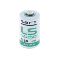 Saft LS14250 3.6v 1200mah 1/2AA Size Specialised Lithium Battery