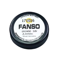 Fanso ER2450 3.6v 500mah PCB Wafer Cell Lithium Battery