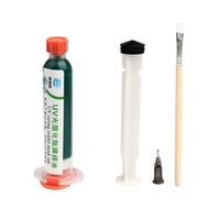 Green UV Activated Solder Mask Paste Syringe Kit (10CC)