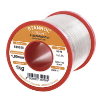 Stannol 60/40 2.0mm Solid Solderwire (500gm)