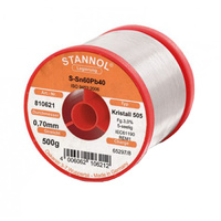 Stannol 60/40 Crystal Solderwire 0.7mm 500gm