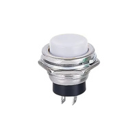 Round Momentary Switch White