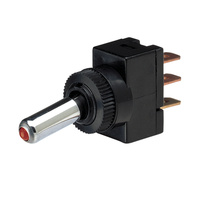 SPDT On / Off Toggle Switch with LED