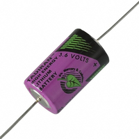 Tadiran 3.6V High Density 1/2AA Lithium Battery with Pins