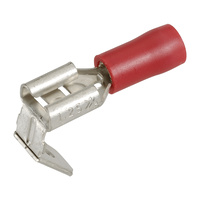 Blade Male / Female Red 6.3mm Connector (100 Pack)