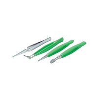 Stainless Steel 4 Set Tweezer Set