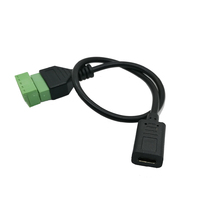 USB Type-C Female Patch Lead with Removable Screw Terminals