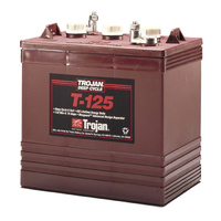 Trojan 6v 240ahr Flooded Deep Cycle Lead Acid Battery (T-125)
