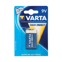Varta High Energy 9v Alkaline Battery - Carton Lots