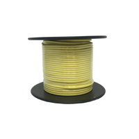 Yellow Light Duty Hook-up Wire 25mm Roll