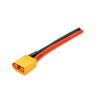 XT60 10cm 12awg Male Bare Wire Lead