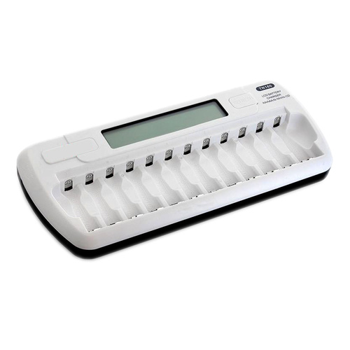 Digital LCD 12 Slot AA and AAA Battery Charger (JBC017)