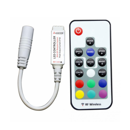 17 Button Programable Mini RF RGB Controller and Remote