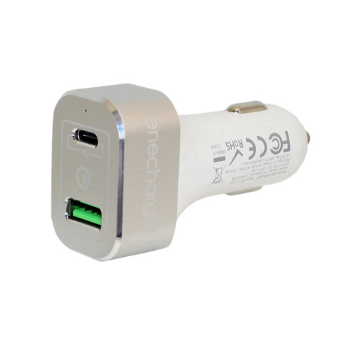 Dual USB 65w Quick Charge 3.0 and Power Delivery Cigarette Lighter Charger