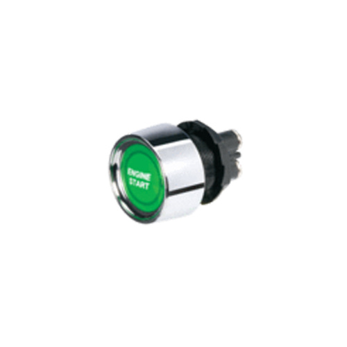 Push Start Switch 12v 50a Green LED