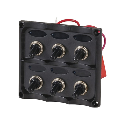 6 Way Switch Panel with LED Indicator