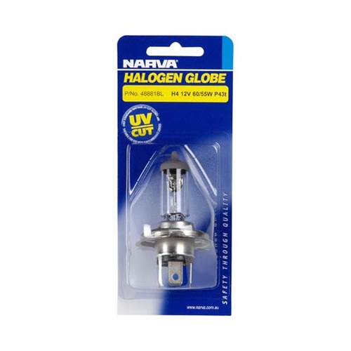 Headlamp Bulb H4 55w 12v P43T