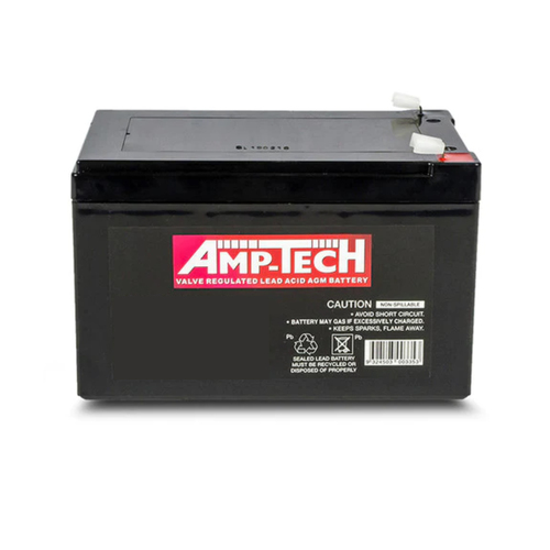 AMP-TECH 12v 1.2ahr AGM Battery