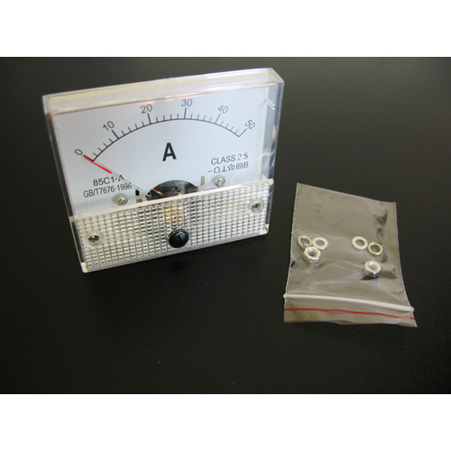Analogue Ammeter (DC) 0-50 Amps