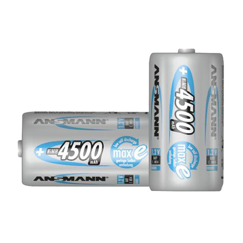Ansmann C Size 4500mah NiMH Rechargeable Battery (2 Pack)