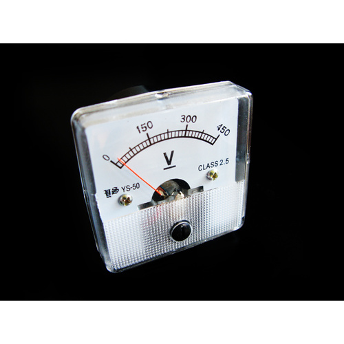 Analogue Voltmeter (DC) 0-450 Volts
