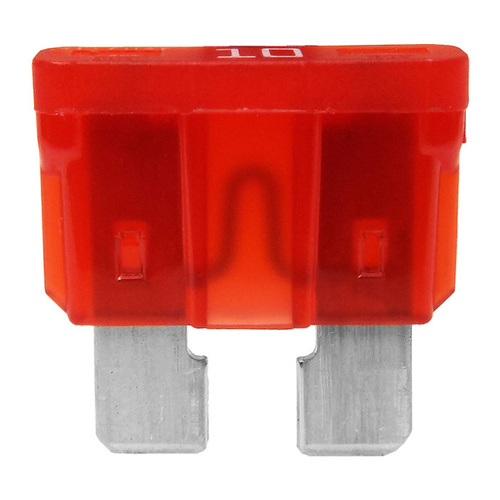 Standard 10a ATS Blade Fuse Red (Box of 50)