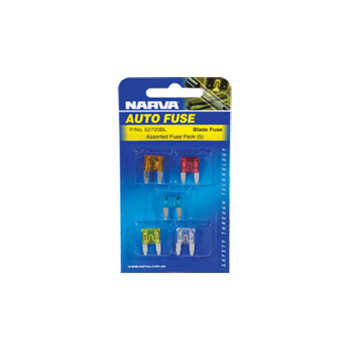 Assortment Mini Blade Fuses Pack