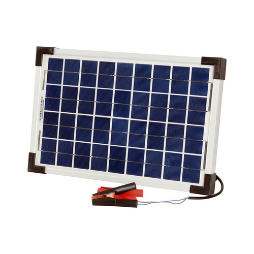 12v 10w Monocrystalline Solar Panel with Alligator Clips