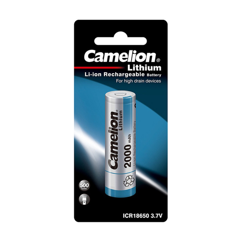 Camelion 3.7v 2600mah Protected 18650 Battery