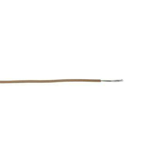 Light Duty Flexible 25AWG Brown Hook Up Wire (100m)