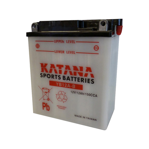 Katana YB12A-B Motorcycle Battery