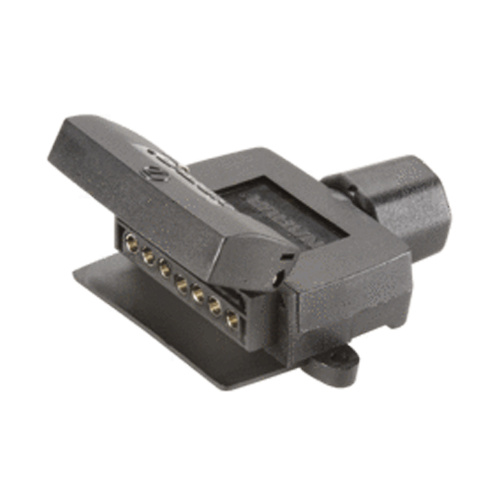 Trailer 7 Pin Flat Female Socket With Reed Switch (Normally Open)