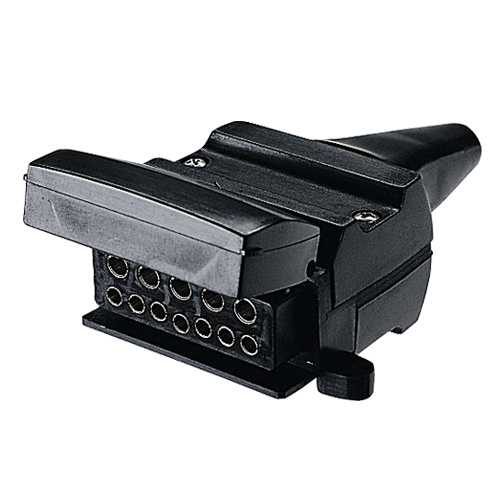 Trailer 12 Pin Flat Female Socket