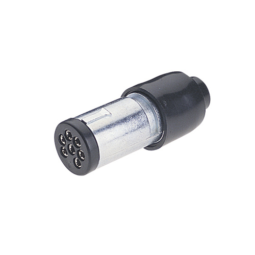 Trailer 6 Pin Round Metal Plug