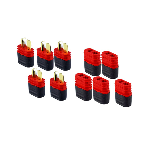 Deans Style Connectors With New Insulating Cap (5 Pair)
