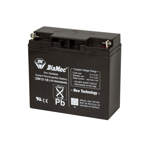 DiaMec 12v 18ahr AGM Lead Acid Battery